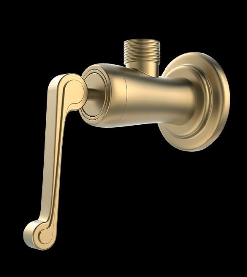 Brass Angle Valve with Brass Flange – Aquant India